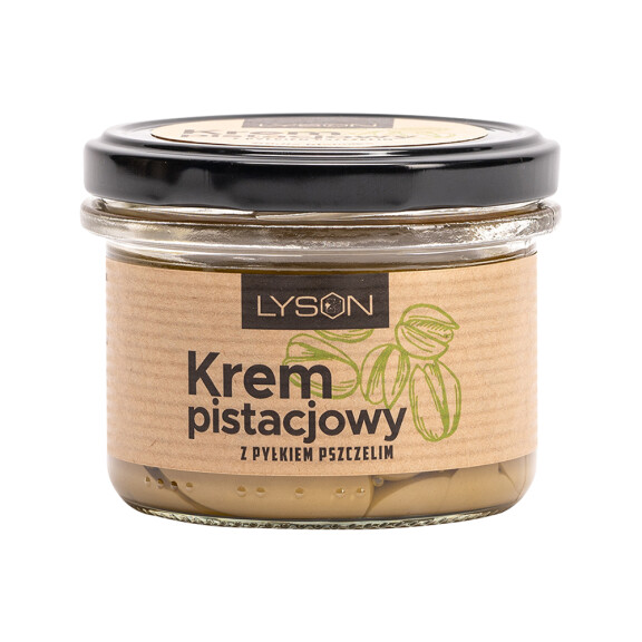Łysoń Krem pistacjowy z pyłkiem pszczelim 200g