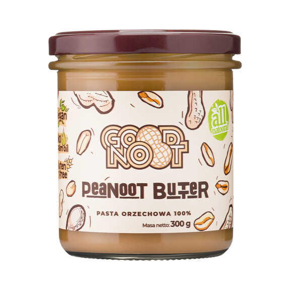 GOOD NOOT Peanoot Butter Masło orzechowe 100% 300g