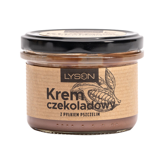 Łysoń Krem czekoladowy z pyłkiem pszczelim 200g
