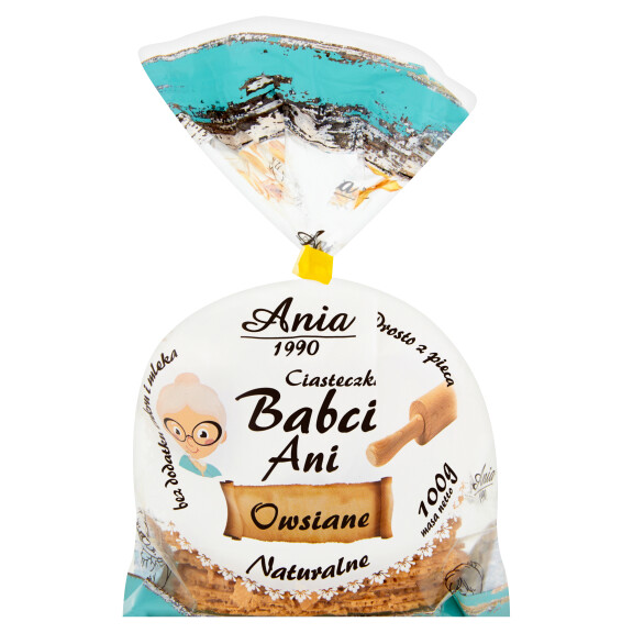 Ciasteczka Babci Ani owsiane naturalne 100g