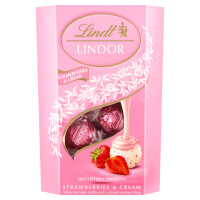 Lindor Strawberry Cornet bombonierka Lindt 200g