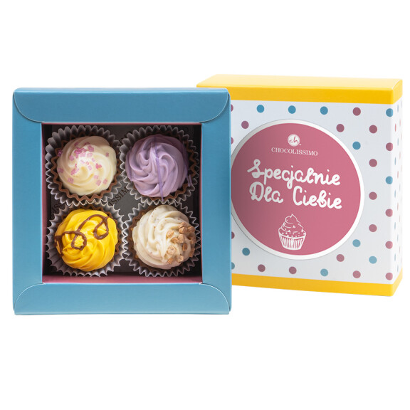 Chocolissimo Pralinki American CupCakes 4szt 75g