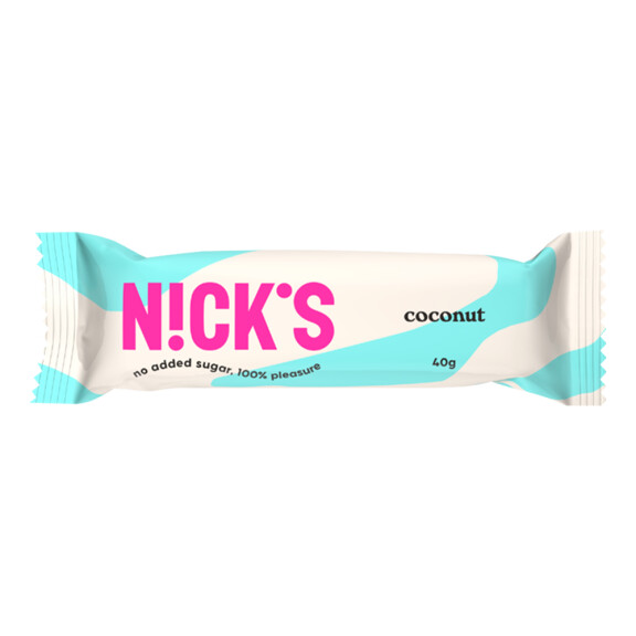 NICK'S Baton kokosowy w czekoladzie mlecznej 40g