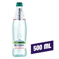 Borjomi Woda mineralna butelka szklana 500 ml