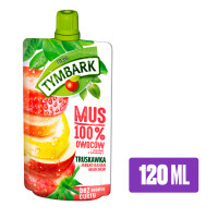 Tymbark mus truskawka-jabłko-banan-marchew 120ml