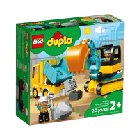 LEGO DUPLO Ciężarówka i koparka gąsienicowa