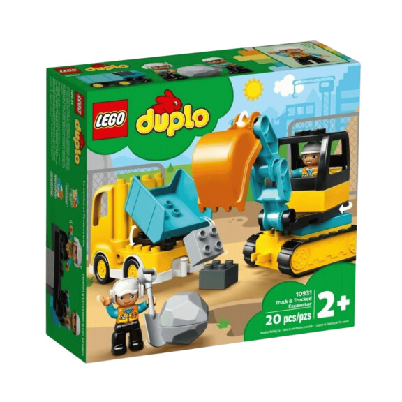 LEGO DUPLO Ciężarówka i koparka gąsienicowa