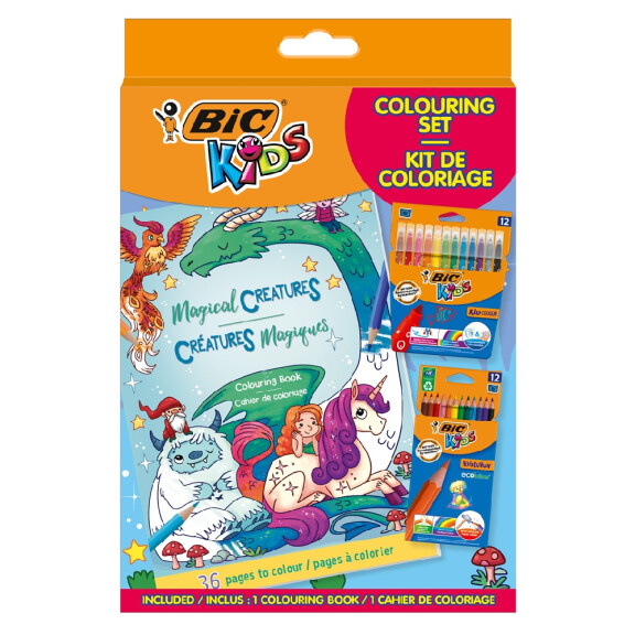 BIC Kids Zestaw do kolorowania Igloo Colouring Set