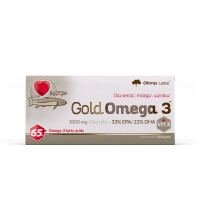 Olimp Labs Gold Omega 3 65% 1000mg 60 kaps blistry