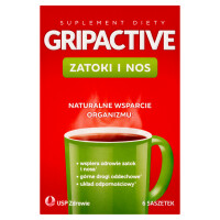 Gripactive Zatoki i Nos, suplement diety, 6 saszetek