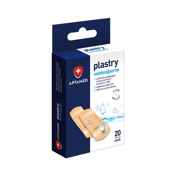 Aptamed Plastry wodoodporne 20 sztuk