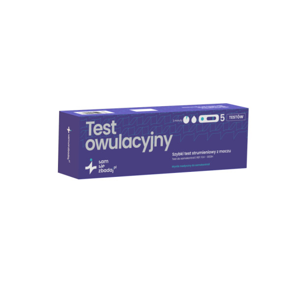 Test owulacyjny strumieniowy Sam Się Zbadaj 5 szt