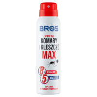 Bros Spray na komary i kleszcze MAX 25% DEET 90ml
