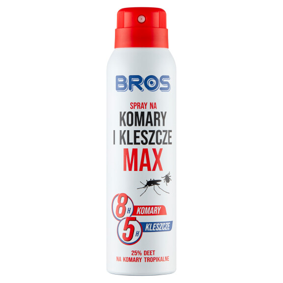 Bros Spray na komary i kleszcze MAX 25% DEET 90ml