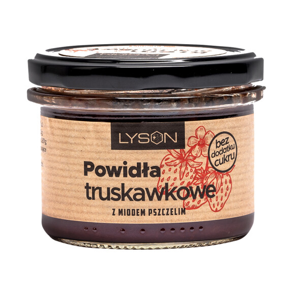 Łysoń Powidła truskawkowe z miodem 200g