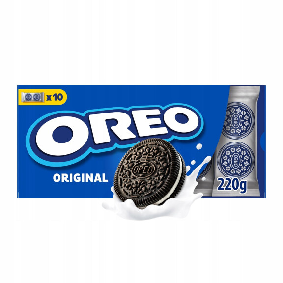 Oreo Original ciastka kakaowe z nadzieniem 220g