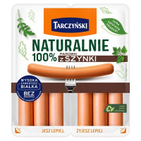 Tarczyński parówki naturalnie 100% z szynki 200g