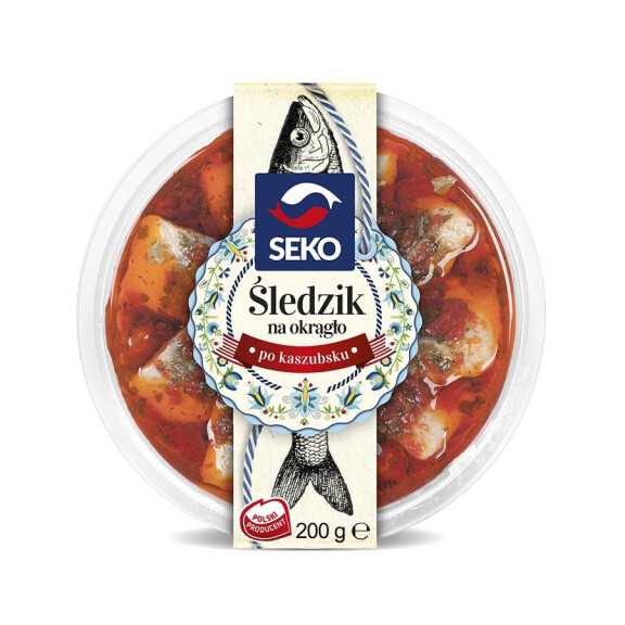 Seko śledzik na okrągło po kaszubsku 200g