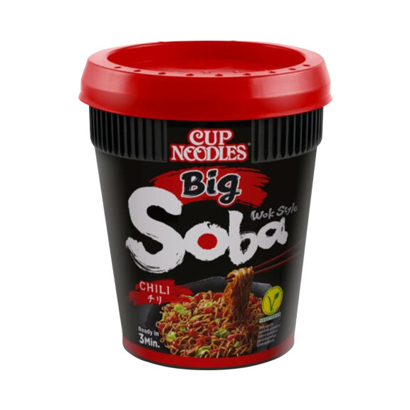 Makaron Soba Big Chili Wok Style Cup 115g