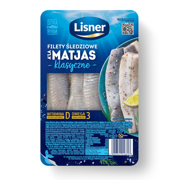 Lisner Filety Śledziowe Matjas w oleju 220g