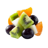 Sałatka owocowa (kiwi, pomarańcza, melon, winogrona) 180g