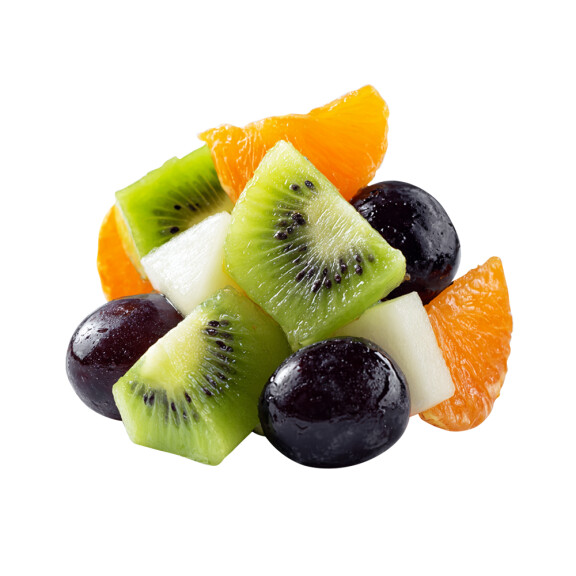 Sałatka owocowa (kiwi, pomarańcza, melon, winogrona) 180g