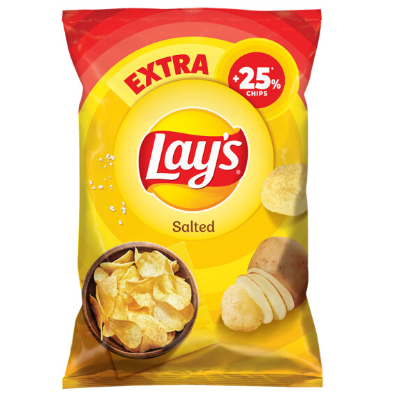 Lay's chipsy naturalne solone 163g