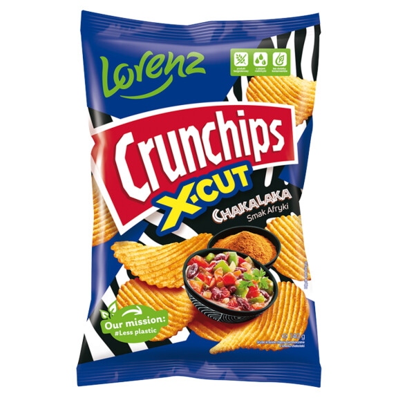Crunchips X-Cut Chakalaka chipsy 130g
