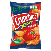 Crunchips X-Cut Papryka chipsy 130g