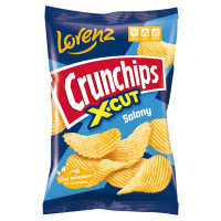 Crunchips X-Cut Solone chipsy 130g