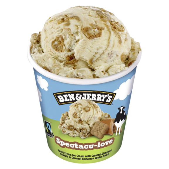 B&J Spectacu-love lody śmietankowe z karmelowo-cynamonowymi ciasteczkami 465ml