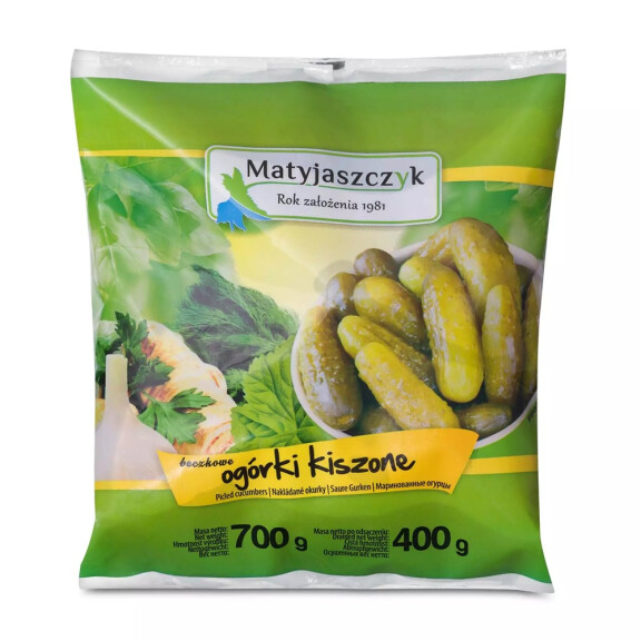 Ogórki kiszone 400g