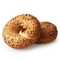 Grzybki Bajgiel z sezamem i siemieniem lnianym 100g