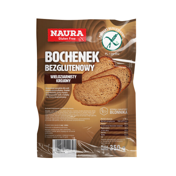 Bochenek bezglutenowy wieloziarnisty 350g