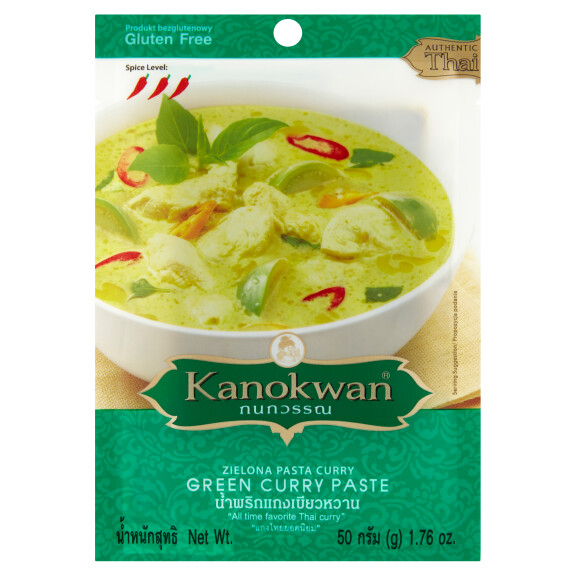KANOKWAN Pasta curry zielona bezglutenowa 50g