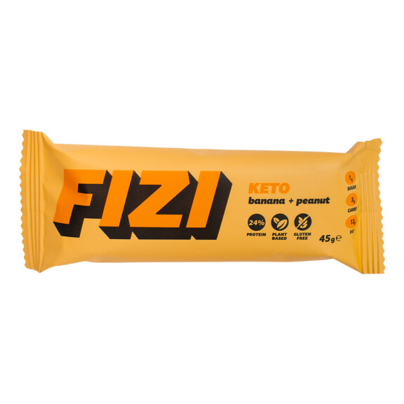FIZI Keto baton proteinowy banan z orzechami ziemnymi 45g
