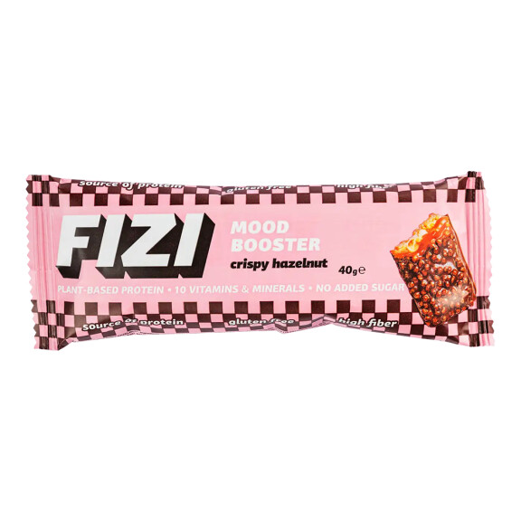 FIZI Baton w polewie czekoladowej z chrupiącymi orzechami laskowymi 45g