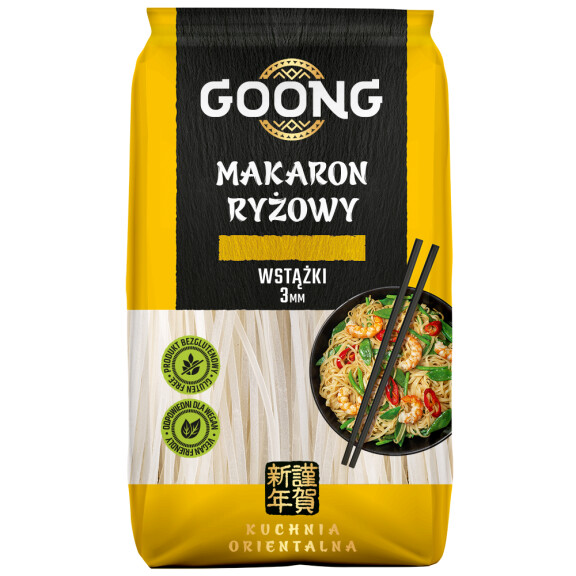 GOONG Makaron ryżowy wstążki 3mm 200 g