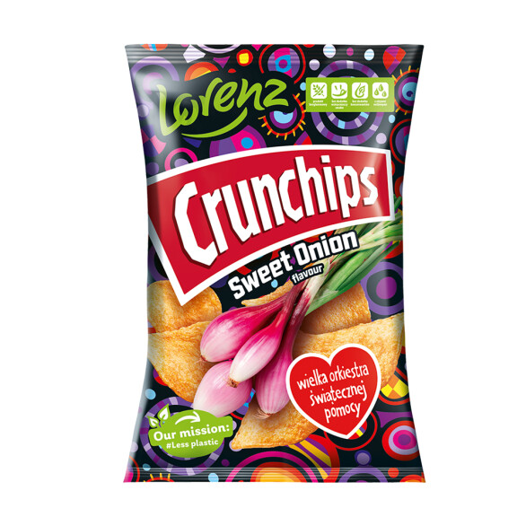 Chipsy Crunchips Sweet Onion WOŚP 130g