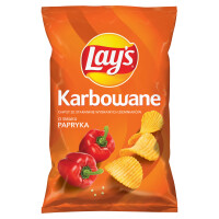 Lay's Max karbowane o smaku papryki 120 g