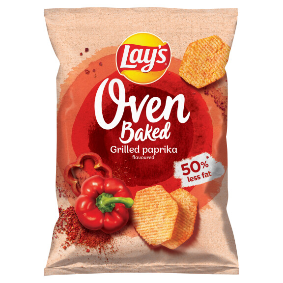 Lays Oven Baked chipsy ziemniaczane o smaku grillowanej papryki 110g