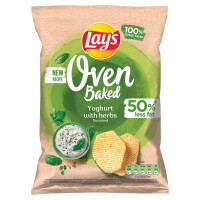 Lay's Oven Baked chipsy ziemniaczane o smaku jogurtu z ziołami 110g