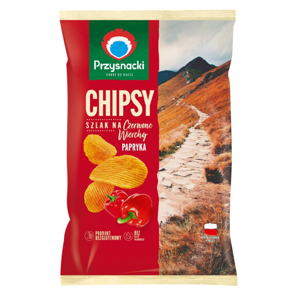 Przysnacki chipsy papryka 130g