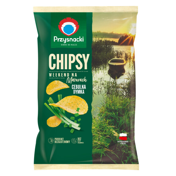 Przysnacki chipsy zielona cebulka 130g