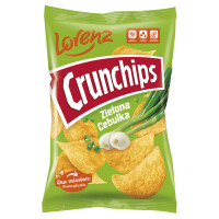 Crunchips Zielona Cebulka chipsy 140g