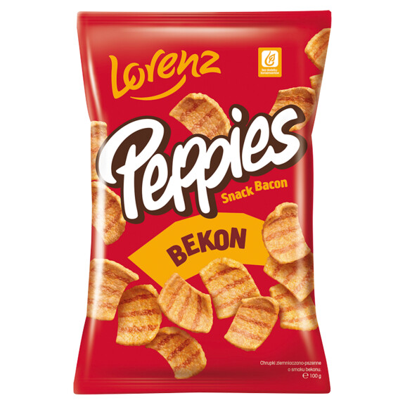 Peppies Chrupki Ziemniaczano-Pszenne O Smaku Bekonu 100G