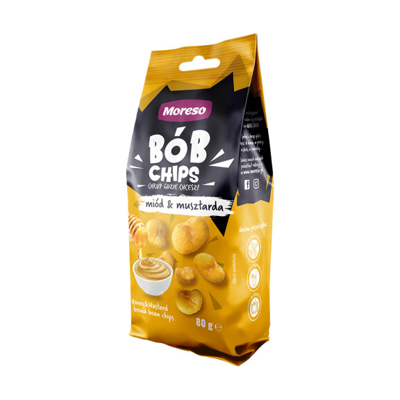 Moreso Bób Chips Musztarda&Miód 80g