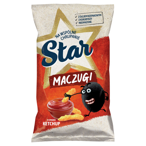 Star Maczugi chrupki o smaku ketchupowym 80g