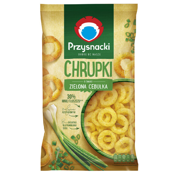 Przysnacki chrupki o smaku zielona cebulka 140g