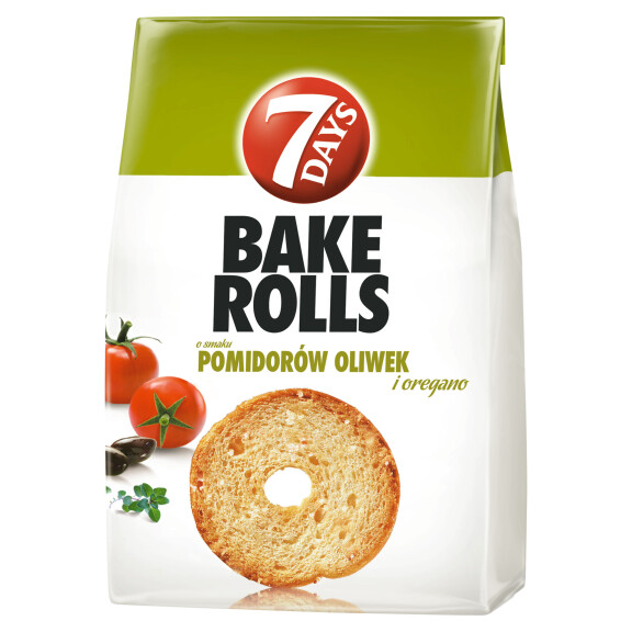 7Days Bake Rolls Pomidor Oliwki 150g